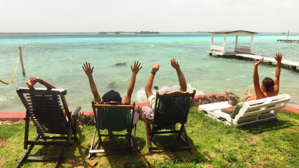 Хостел Bacalar Casa Lahar Экстерьер фото