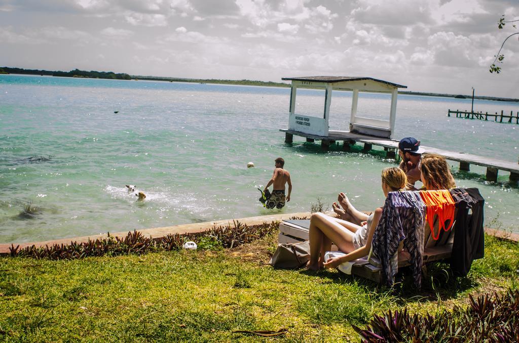 Хостел Bacalar Casa Lahar Экстерьер фото