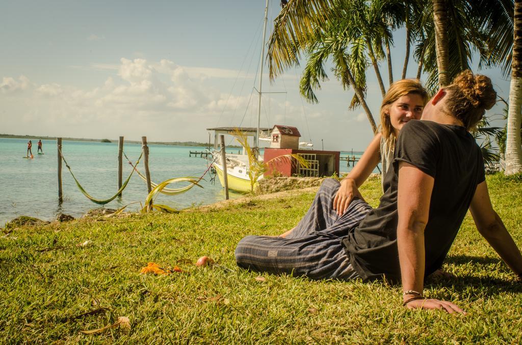 Хостел Bacalar Casa Lahar Экстерьер фото