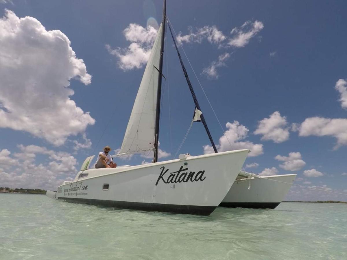 Хостел Bacalar Casa Lahar Экстерьер фото
