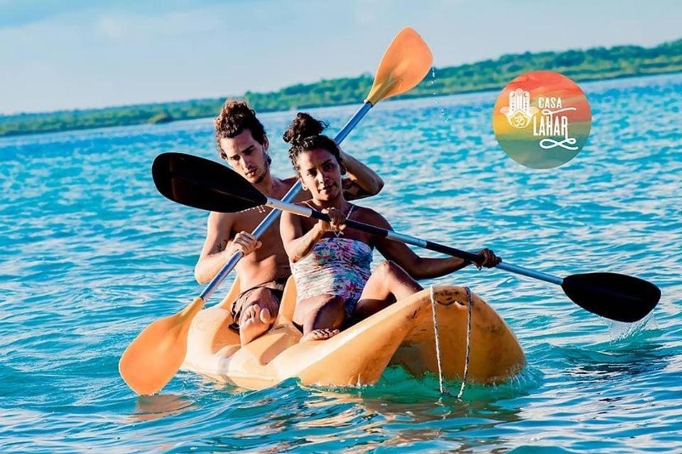 Хостел Bacalar Casa Lahar Экстерьер фото