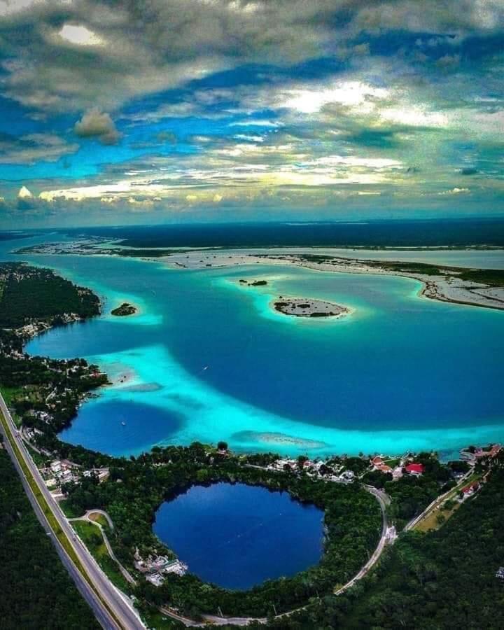 Хостел Bacalar Casa Lahar Экстерьер фото