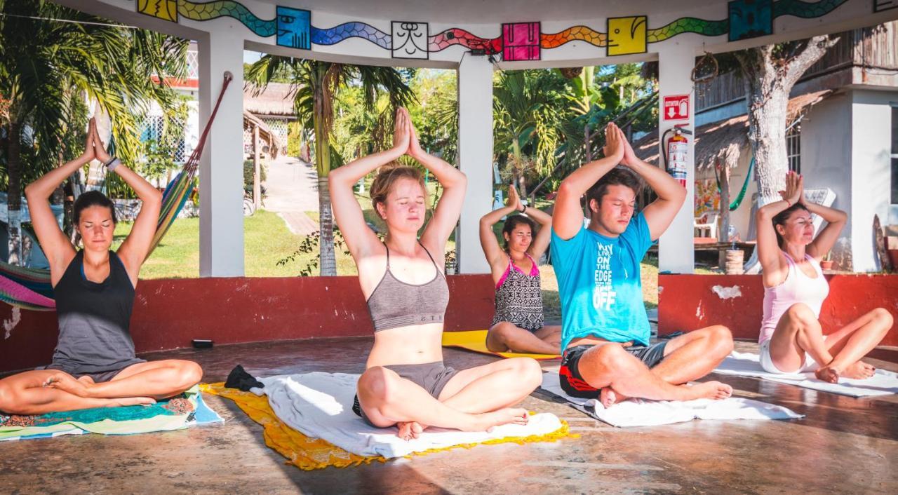 Хостел Bacalar Casa Lahar Экстерьер фото
