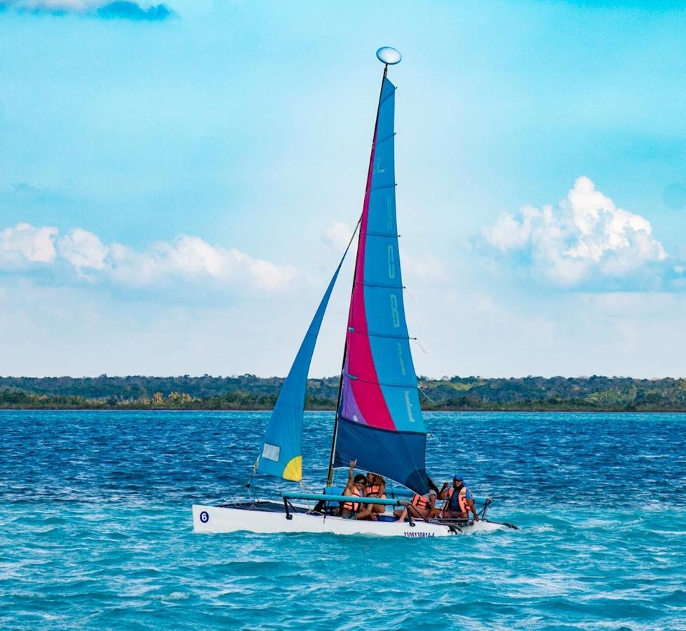 Хостел Bacalar Casa Lahar Экстерьер фото